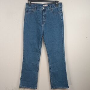 Levis 512 Classic Women's Perfectly Sliming Boot cut Blue Denim Jeans sz 14